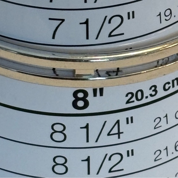 Monet Silver tone Open work Bangle Bracelet - Picture 5 of 5